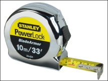 STANLEY STA033531 PowerLock® BladeArmor® Pocket Tape 10m/33ft (Width 25mm)