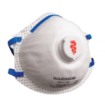 Warrior Respirator FFP2V Moulded Disposable Mask Sold Each