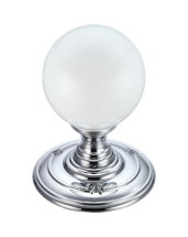 ZOO HARDWARE FB302 GLASS BALL MORTICE KNOB FROSTED 55mm