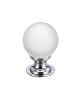 Zoo Hardware FCH04 Glass Ball Cabinet Knob Frosted