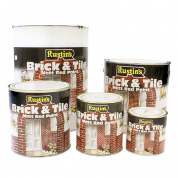 Rustins Quick Dry Brick and Tile Matt Red Paint Rustins Quick Dry Brick and Tile Matt Red Paint