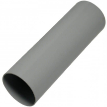 FLOPLAST 68mm ROUND DOWNPIPE GREY RP5.5mtr