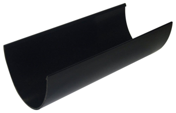 FLOPLAST HI-CAP GUTTER RGH4 BLACK 4 metre FLOPLAST HI-CAP GUTTER RGH4 BLACK 4 metre