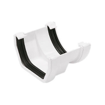 SQUARE TO ROUND GUTTER ADAPTOR WHITE RDS1