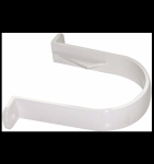 PIPE CLIPS HALF ROUND WHITE RC1 EACH