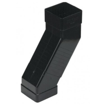 FLOPLAST RBS5 BLACK ADJUSTABLE SQUARE OFFSET BEND FLOPLAST RBS5 BLACK ADJUSTABLE SQUARE OFFSET BEND