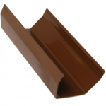 GUTTER BROWN SQ RGS 4METRE