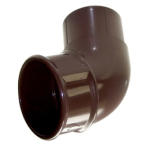 OFFSET BEND 112 1/2o HALF ROUND RB2 BROWN