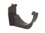 FLOPLAST HALF ROUND CAST IRON FASCIA BRACKET RK1CI BLACK