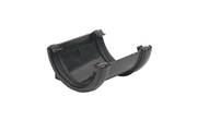 FLOPLAST HALF ROUND CAST IRON UNION RU1CI BLACK FLOPLAST HALF ROUND CAST IRON UNION RU1CI BLACK