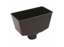 FLOPLAST HALF ROUND CAST IRON HOPPER RH1CI BLACK FLOPLAST HALF ROUND CAST IRON HOPPER RH1CI BLACK