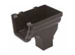 FLOPLAST NIAGARA OGEE CAST IRON STOPEND OUTLET RON3CI RIGHT HAND