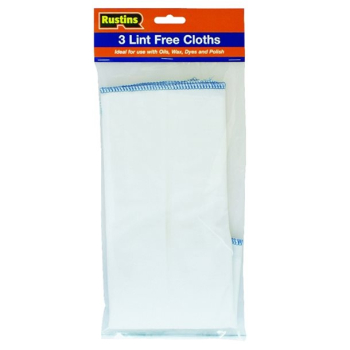 RUSTINS LINT FREE CLOTHS PACK OF 3 RUSTINS LINT FREE CLOTHS PACK OF 3