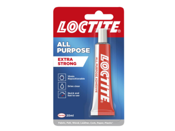 LOCTITE ALL PURPOSE ADHESIVE EXTRA STRONG 20ml LOCTITE ALL PURPOSE ADHESIVE EXTRA STRONG 20ml