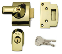 YALE BS2-2 HIGH SECURITY LOCK 40mm BRASSLUX