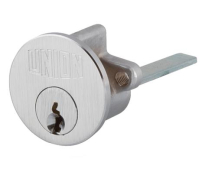 UNION 1 X 1 RIM CYLINDER SATIN CHROME 2 KEYED UNION 1 X 1 RIM CYLINDER SATIN CHROME 2 KEYED