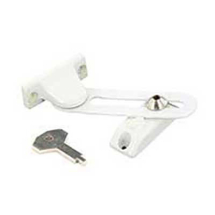 WHITE WINDOW RESTRICTOR 90mm WHITE WINDOW RESTRICTOR 90mm