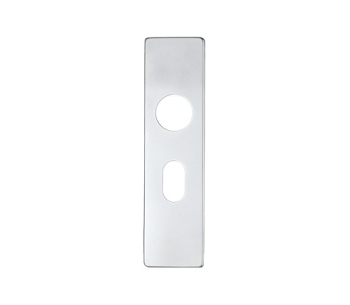 ZOO HARDWARE ZAAIOPSAP OVAL COVER PLATES 178x44mm SATIN ALUMINIUM 48.5MM