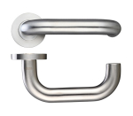 ZOO HARDWARE ZPS080SSS 22mm RETURN TO DOOR LEVER SCREW ON ROSE SATIN STAINLESS STEEL
