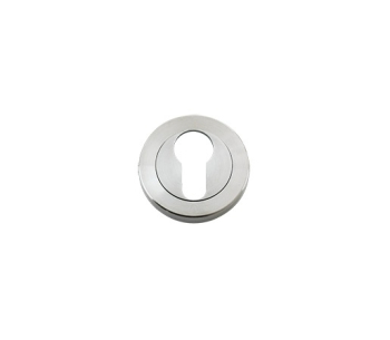 ZOO HARDWARE ZPS001SS EURO PROFILE ESCUTCHEON SCREW ON ROSE SATIN STAINLESS STEEL ZOO HARDWARE ZPS001SS EURO PROFILE ESCUTCHEON SCREW ON ROSE SATIN STAINLESS STEEL