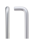 ZOO HARDWARE ZAAD425BSA 425mm x 19mm ALUMINIUM D PULL HANDLE