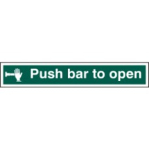 Push bar to open SAV 300mm x 100mm