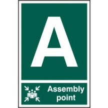 ASSEMBLY POINT A PVC 200mm x 300mm