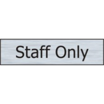 STAFF ONLY SSE 200mm x 50mm