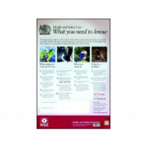 HEALTH & SAFETY LAW POSTER 420mm X 594mm HSE01