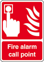 inchFire Alarm Call Pointinch Sign