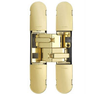 CEAM 3D CONCEALED HINGE 1129 100 x 22mm BRASS PLATED