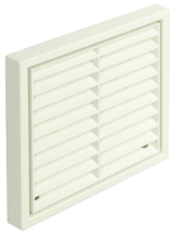 HAFELE FIXED LOUVRE GRILLE WITH ROUND SPIGOT BROWN FINISH 565.30.128