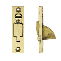 WEEKS SASH STOP SQUARE ENDS SS4960 POLISHED BRASS