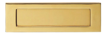 Plain Letter Plate M36BPB (Polished Brass)
