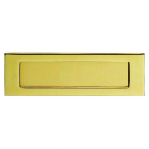 Plain Letter Plate M36EPB (Polished Brass)