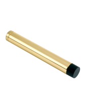 ZOO HARDWARE ZAB12PB DOOR STOP CYLINDER WITHOUT ROSE 105mm POLISHED BRASS