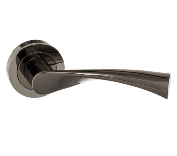 COLORADO LEVER ON ROUND ROSE BLACK NICKEL S34RBN COLORADO LEVER ON ROUND ROSE BLACK NICKEL S34RBN