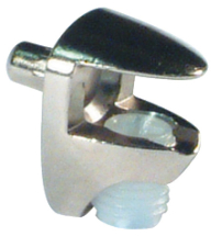 FAFELE SHELF SUPPORT PLUG IN CLAMP DESIGN FOR 4-6mm GLASS NP 284.04.601