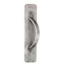 PE5574 Pewter Effect Pull Handle On Backplate PE5574 Pewter Effect Pull Handle On Backplate