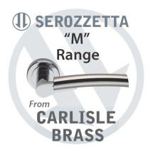 Carlisle Brass Serozzetta SM210SQ Edge Lever On Square Rose