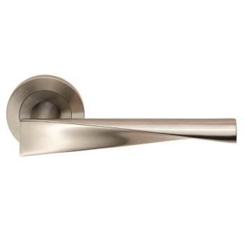 Carlisle Brass Eurospec Steelworx SWL1122SSS Brema Lever On Round Rose Carlisle Brass Eurospec Steelworx SWL1122SSS Brema Lever On Round Rose