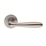Carlisle Brass Eurospec Steelworx SWL1127SSS Peninsula Lever On Round Rose
