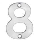 Steelworx 50mm Numeral "8" NUM10508SSS (Satin Stainless Steel)