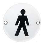 MALE SYMBOL SEX4011SAA 75mm dia