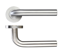 19mm Radius Lever On Push On Rose ZCS020SS (STAINLESS STEEL)