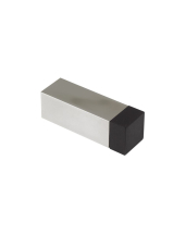 ZAS12SQPS DOOR STOP SOLID PROJECTION WUTHOUT ROSE SQUARE POLISHED STAINLESS