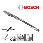 Bosch T244D Wood Jigsaw Blade 2608630058 pkt 5