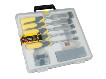 Stanley DynaGrip<sup>(TM)</sup> Chisel + Strike Cap Set of 5 + Access STA516421 Stanley DynaGrip<sup>(TM)</sup> Chisel + Strike Cap Set of 5 + Access STA516421