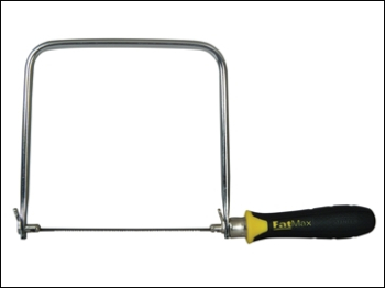 STANLEY STA015106 FatMax® Coping Saw 165mm (6.3/4in) 14tpi STANLEY STA015106 FatMax® Coping Saw 165mm (6.3/4in) 14tpi