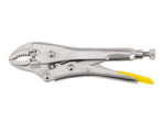 Stanley 0-84-809 Curved Jaw Locking Pliers 225mm / 8 3/4"